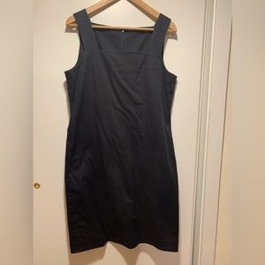 DKNY black cotton dress